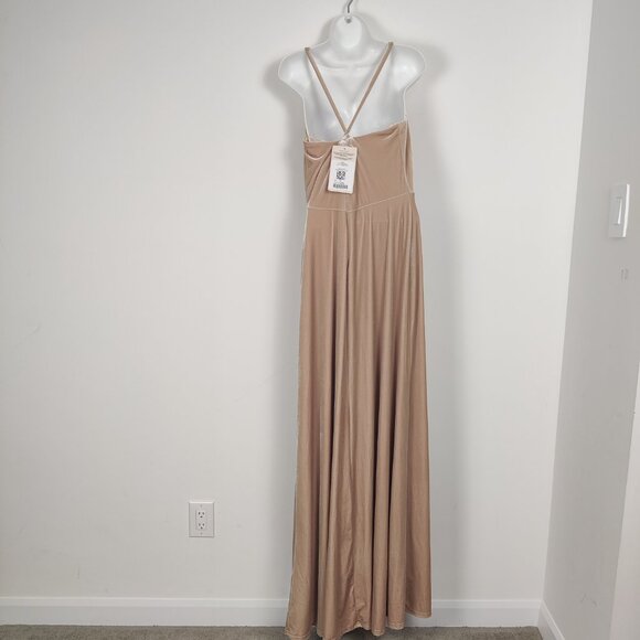 Revelry Women's Maxi Velvet Dress Size 16 Evening Gown Formal Party Prom Y2K - Picture 2 of 9